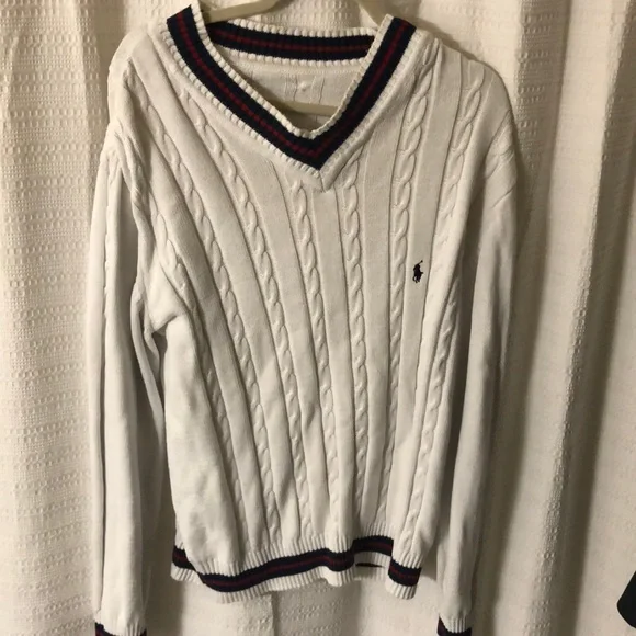 White polo sales sweaters